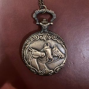 Horse pocket watch